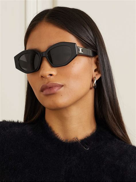 celine transparent cat eye sunglasses|Celine 54mm cat eye sunglasses.